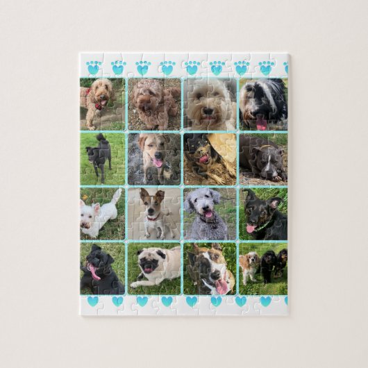 Un Collage De Chiens Puzzle (Vertical)