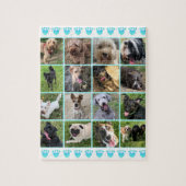 Un Collage Du Puzzle Des Chiens (Vertical)