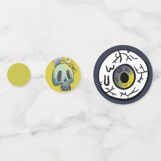 Un Confetti De La Fête D'Halloween (Derrière)