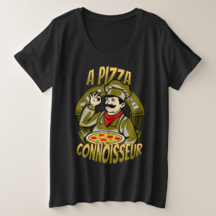 Un connaisseur de pizza, élégant et cool