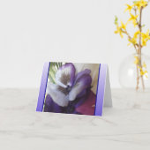 Un contact de carte de note bleue ! (Fleur jaune)