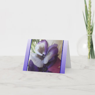 Un contact de carte de note bleue !