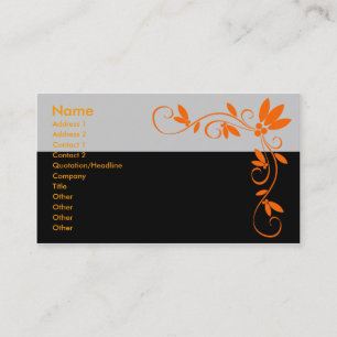 Un contact des cartes de visite de classe