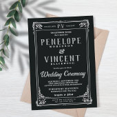 Un conte d'amour du dragon | Faire-part de mariage