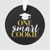 Un cookie intelligent - Moderne Black Gold Graduat (devant)