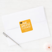 Un Cookie Smart Graduation Favoriser Sticker Carré (Enveloppe)