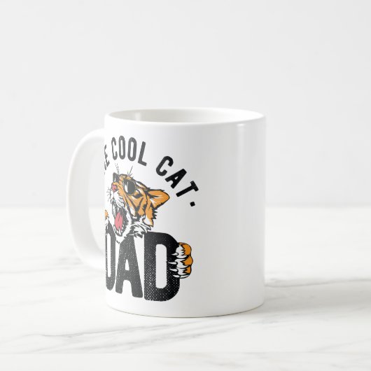 Un Cool chat papa Mug (Devant gauche)