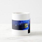 Un Cool de typographie Monogramme Fun Mug (Centre)