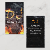 Un cool DJ a brûlé le carte de visite initial de (Devant / Derrière)