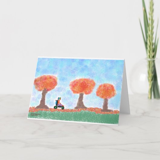 Un cool passe par la carte feuille (Devant)