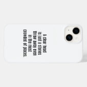 Un coque iphone en tête clair (Verso (horizontal))