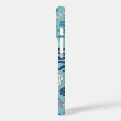 un coque iphone qui ressemble à l'océan (Verso / Gauche)