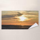 Un coucher de soleil de récupération (Serviette de bain)