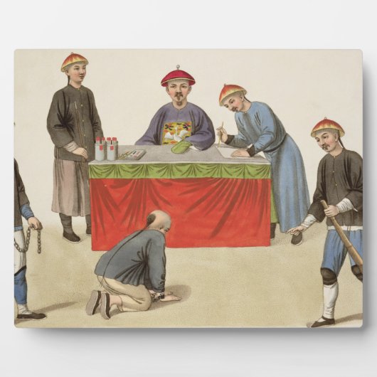 Un coupable devant un magistrat, plaque 1 de 'The (Devant)