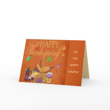 UN COUPLE CARTE DE REMERCIEMENT