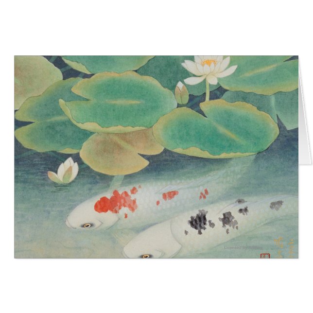 Un couple sous Lotus (Devant horizontal)