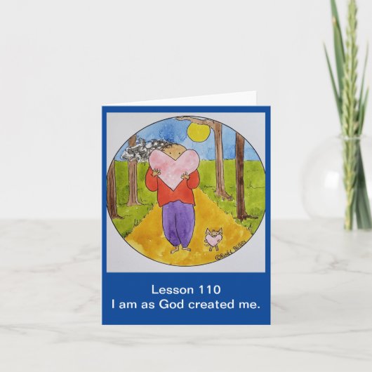 Un cours en Miracles Carte de notes pliées (Devant)