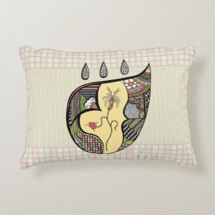 Un Coussin Accentué de Fleur Intérieure