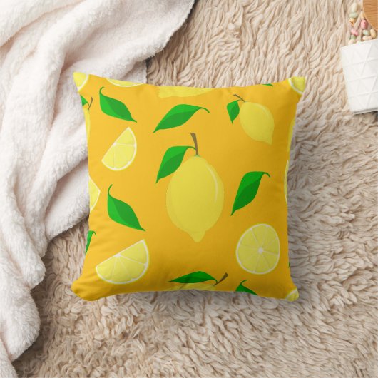 Un coussin au motif citron (Couverture)