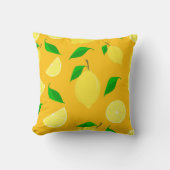 Un coussin au motif citron (Recto)