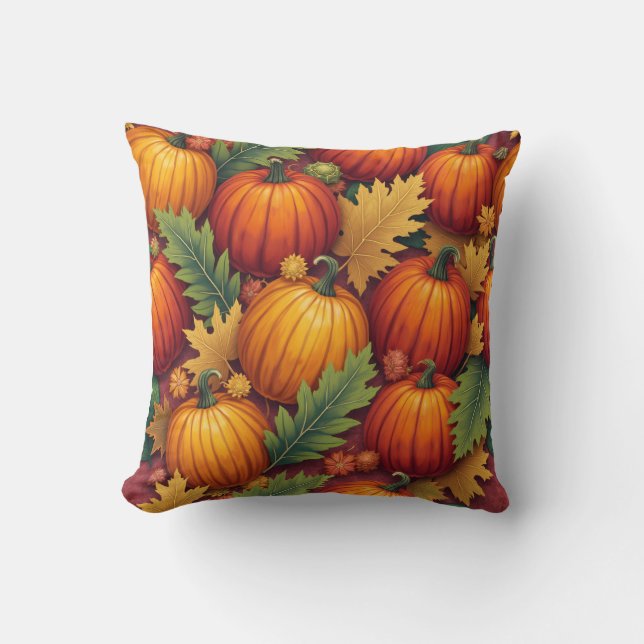 Un coussin coussin pour citrouille (Recto)