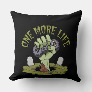 Un Coussin de joueur de vie de plus - Funny Jeu Zo