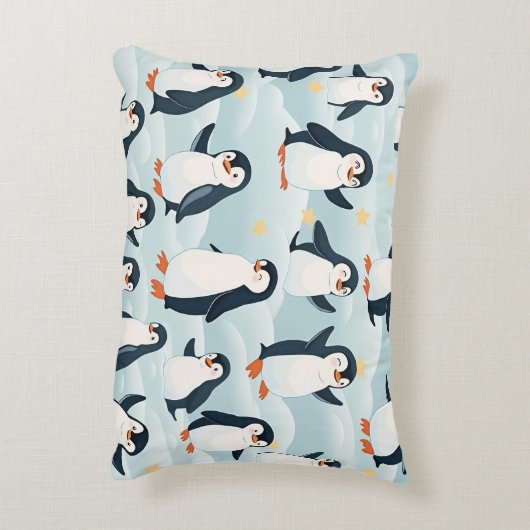 un coussin de pingouin mignon (Dos(Vertical))