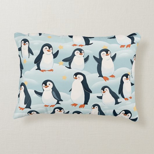 un coussin de pingouin mignon (Dos)
