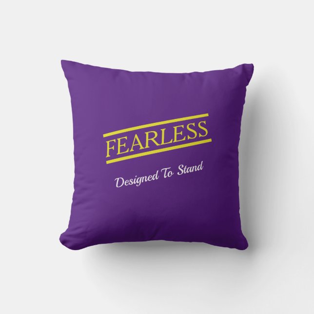 Un coussin décoratif encourageant (Recto)