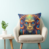 Un coussin d'oreiller jeté pour la maison (Chaise)