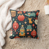 Un coussin en coton rempli de vibes d'hiver (Couverture)