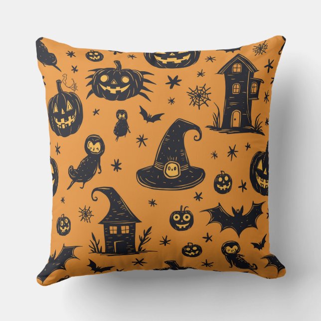 Un coussin pour Halloween (Verso)