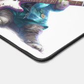 Un Cute Chat Joue De La Guitare Électro (Coin)