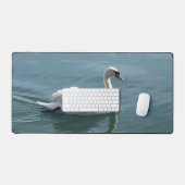 Un cygne gracieux qui glisse sur l'eau (Clavier et souris)