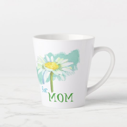 Un Daisin Pour Maman Latte Mug (Droite)