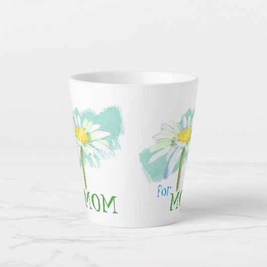 Un Daisin Pour Maman Latte Mug (Devant)