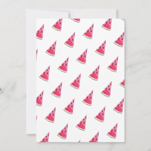 Un dans Merci d'anniversaire de pastèque de melon (Dos)