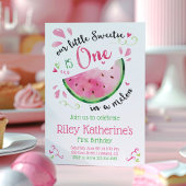 Un dans un Melon 1er anniversaire Invitation