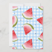 Un dans un Melon Anniversaire Fête Invitation (Dos)