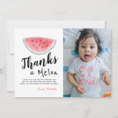 Un dans un Melon Anniversaire Photo Carte de remer (Devant)