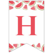 Un Dans Un Melon Bannière Mur Anniversaire, Waterm (Deuxième drapeau)