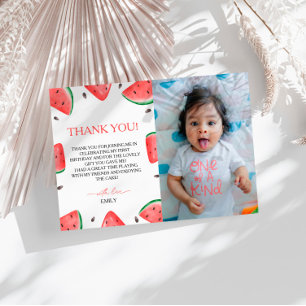 Un Dans Un Melon Birthday Watermelon Carte de reme