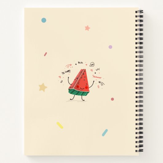 Un dans un Melon - Carnet de pastèque (Dos)