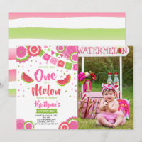 Un Dans Un Melon Invitation Fête Melon