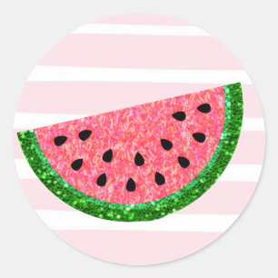 Un dans un melon, Sticker Watermelon, Étiquette, T
