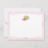 Un dans un Melon Watermelon Carte de remerciements (Dos)