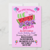 Un Dans Un Melon Watermelon Invitation Anniversair (Devant)