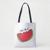 Un dans un sac fourre-tout blanc melon 2 (Devant)