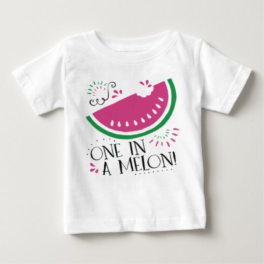 Un dans un T-shirt de pastèque de melon (Devant)