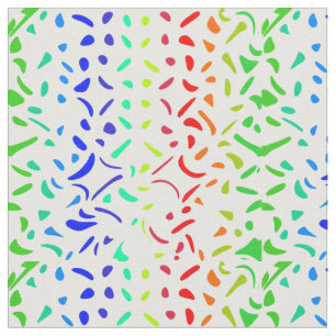 Un design abstrait élégant en tissu multicolore